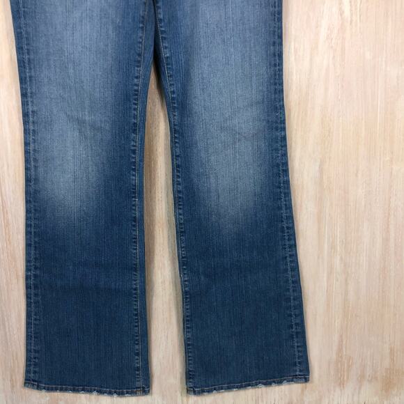 Lucky Brand Vintage Low Rise Sundown Flare Leg Y2K Dungarees Denim Jeans 10/30 - Picture 4 of 13